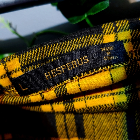 Bodycon, Plaid Black and yellow skirt. - Picture 4 of 4